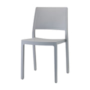 SET 6 SEDIE KATE TECNOPOLIMERO - Grigio chiaro 82
