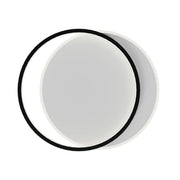 Lhj076-c Lampada Da Soffitto A Led Nera 40 Cm