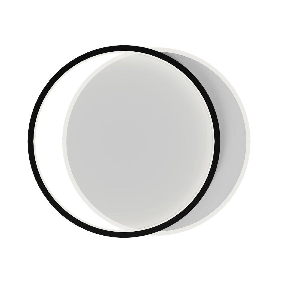 Lhj076-c Lampada Da Soffitto A Led Nera 40 Cm
