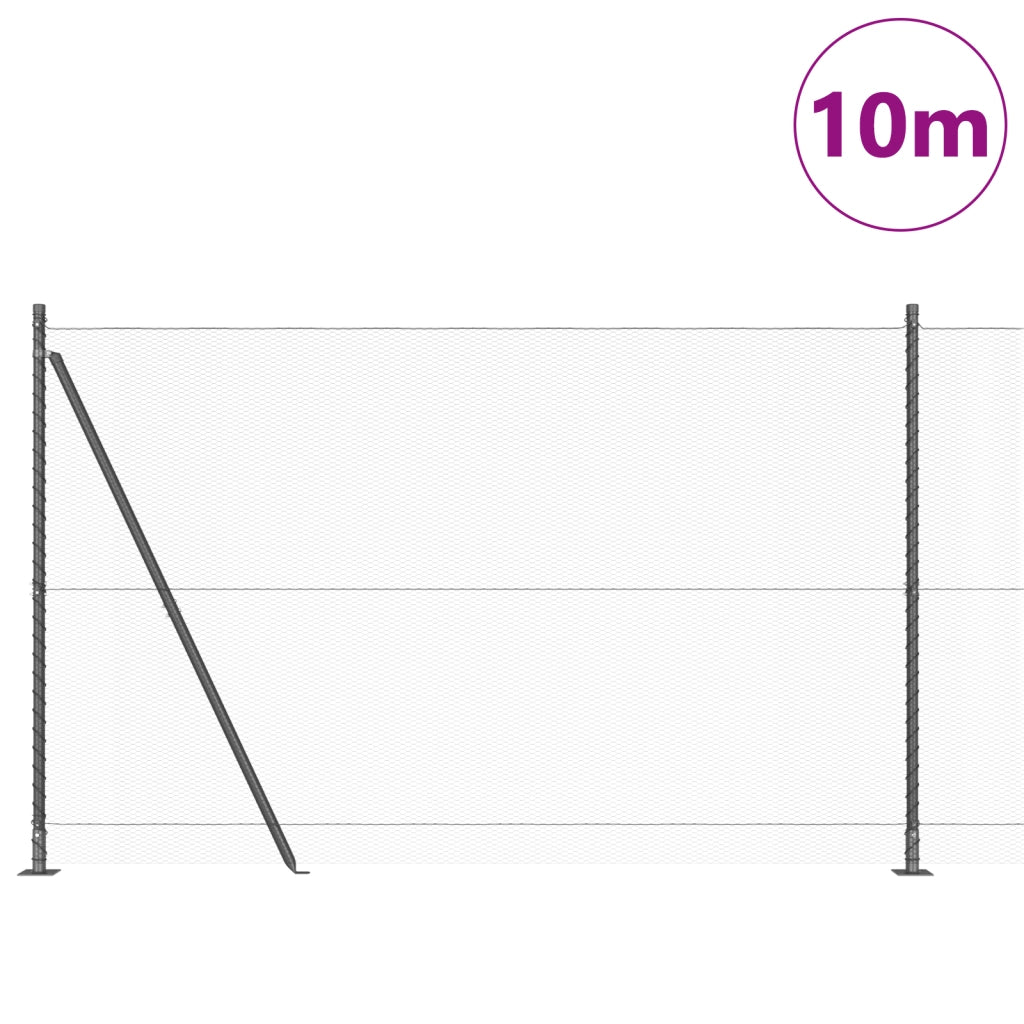 Recinto Esagonale  Grigio 1.6x10 m Acciaio