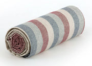 Telo Arredo Granfoulard Copritutto Cotone Made Italy Vari Disegni Arredatutto Copriletto Multiuso - 2 Piazze - Riga 9 Multicolor