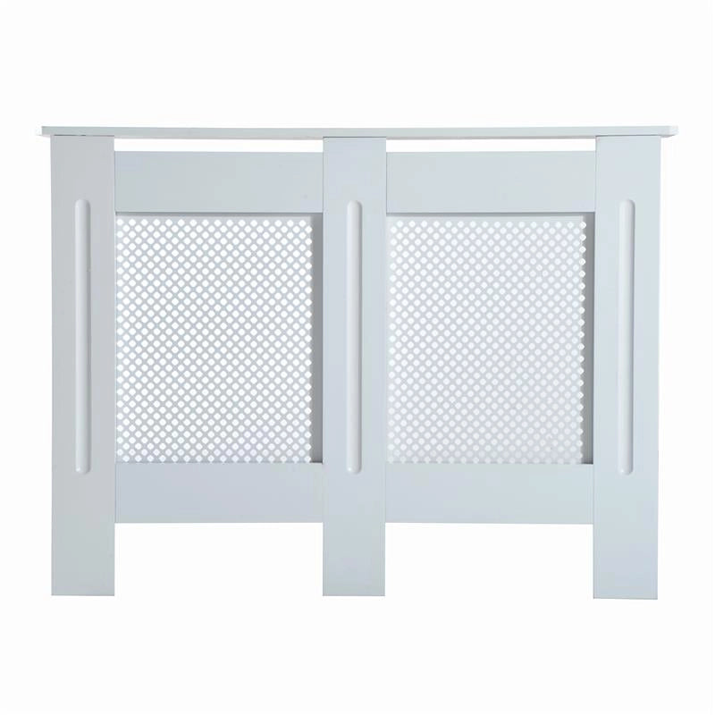 COPRITERMOSIFONE IN LEGNO A GRIGLIA 111.5 X 82 X 19 CM BIANCO