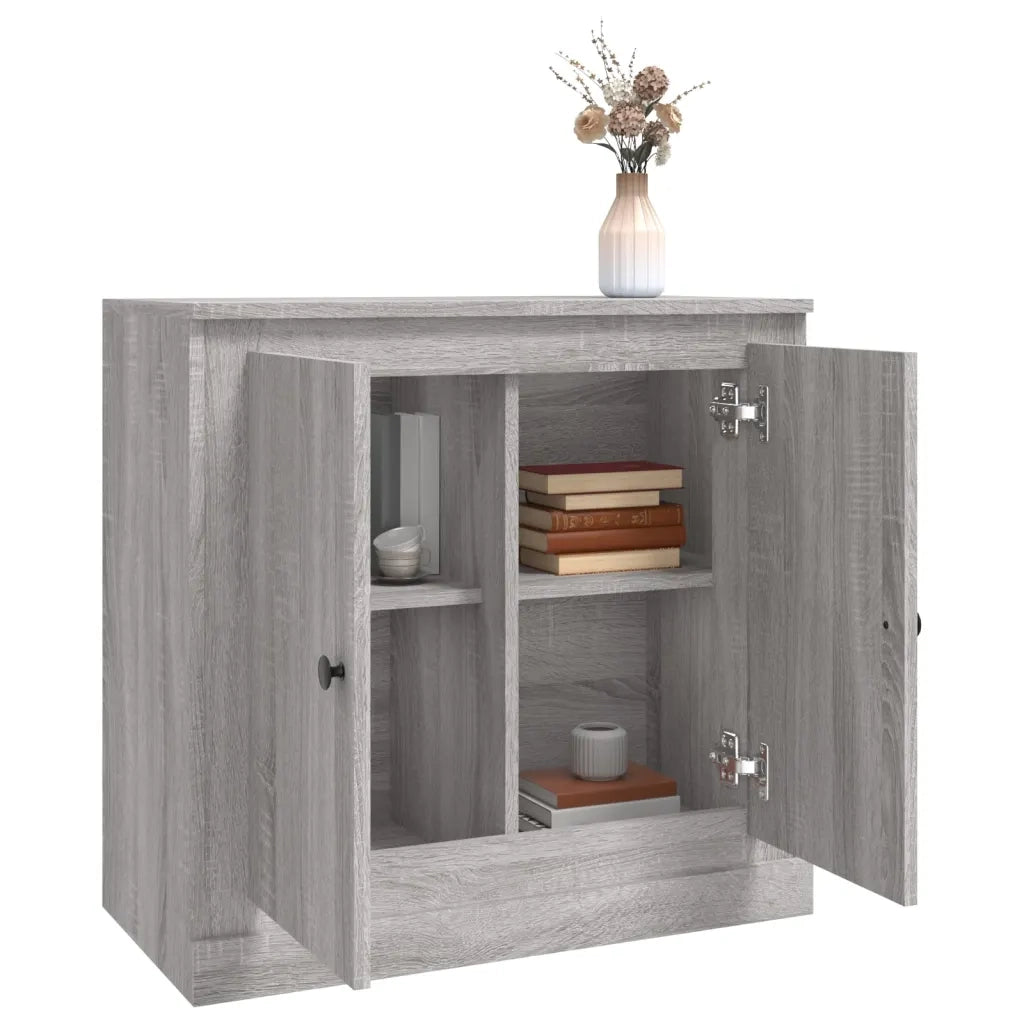 Credenza-Buffet-Armadio da cucina Grigio Sonoma 70x35,5x67,5 cm in Legno Multistrato 559139