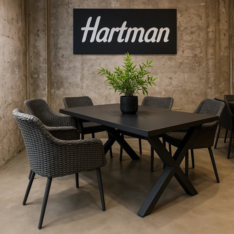Sedia - Poltrona AMADORA Alluminio HARTMAN â€“ Resina intrecciata