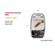 Trade Shop - Lampadine Di Posizione Sv8.5 12v 5w 44mm Lampadine Ultra Luminose Maxtech L-p083r -