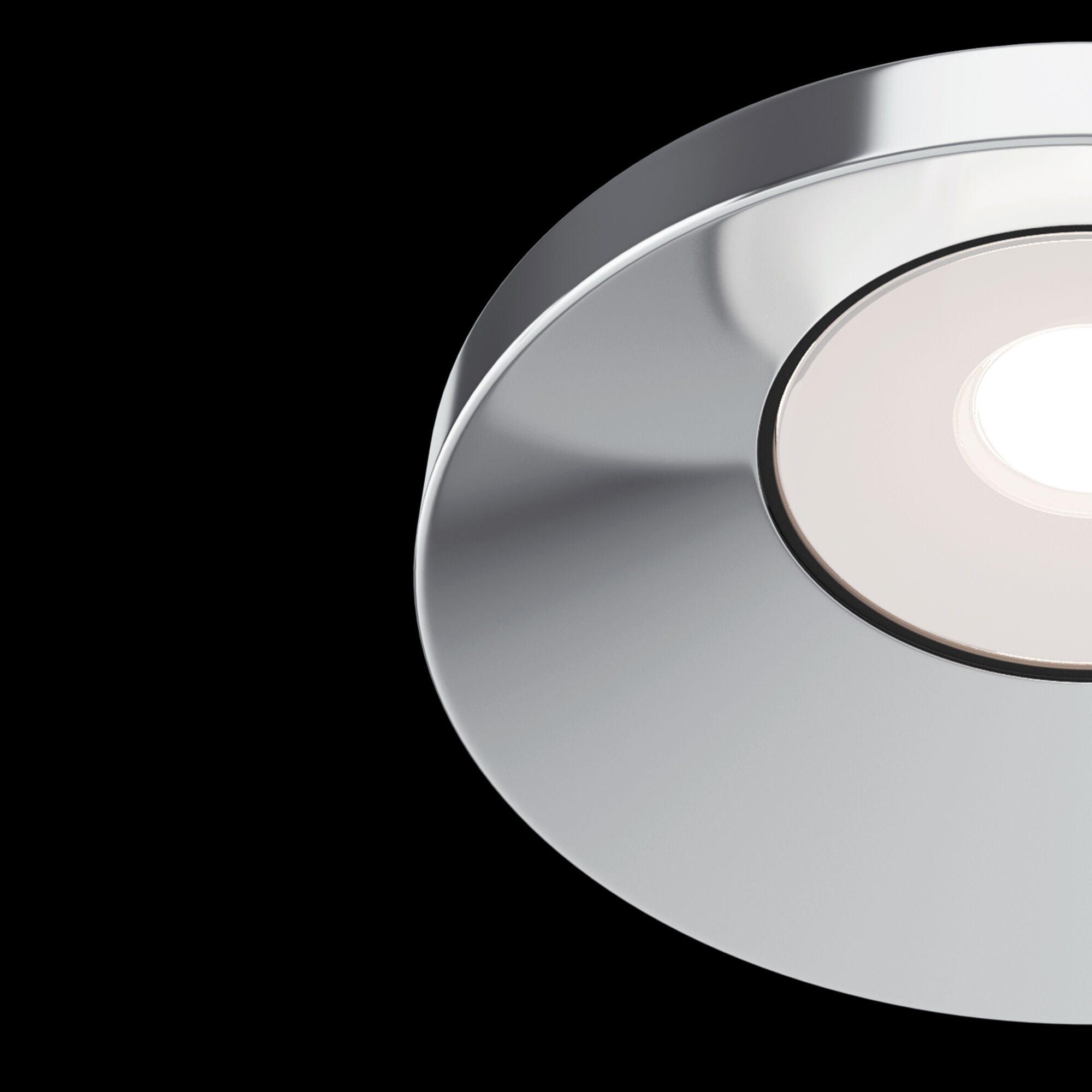 Faretto da incasso Downlight in Alluminio Kappell Cromo