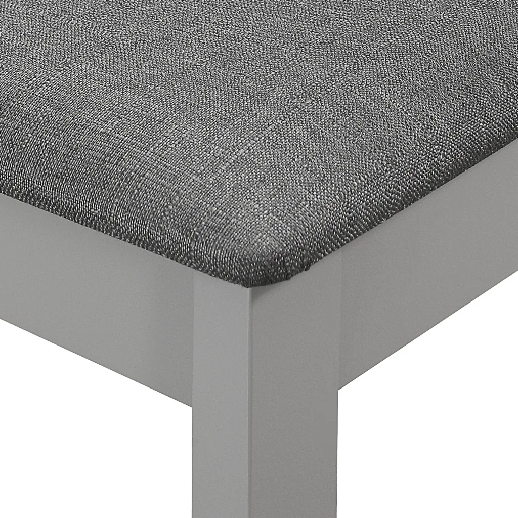 vidaXL Sedie da Pranzo con Cuscini 2 pz Grigie in Legno Massello