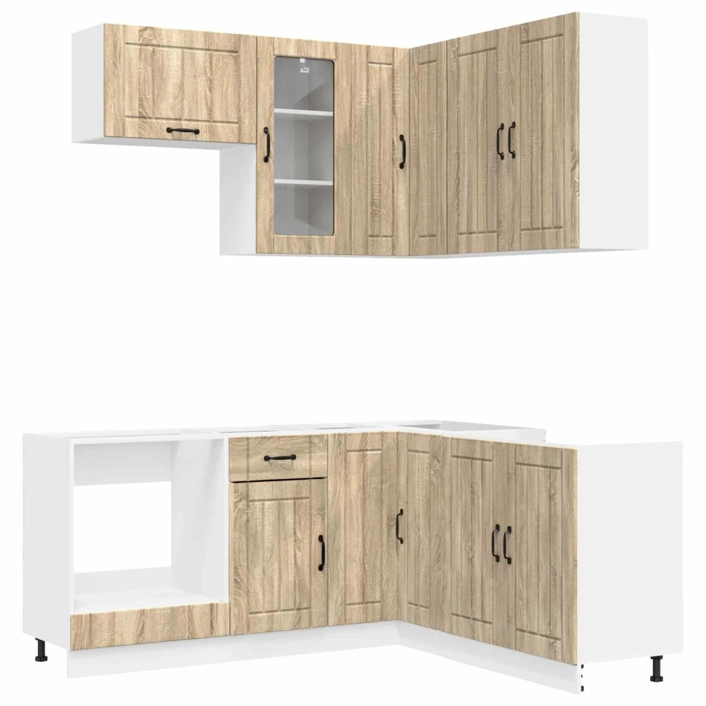 Unità Cucina LUCCA 8 pcs Rovere Sonoma Legno ingegnerizzato 3438393