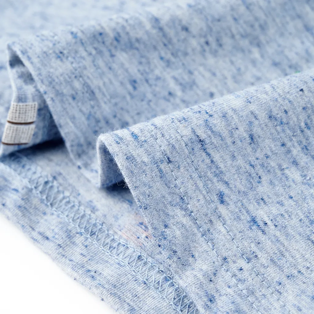 Maglietta da Bambino Blu MÃ©lange 128