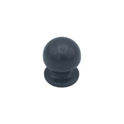 Pomolo fisso per porta SAGUATTI 869/50YAB in alluminio grigio opaco