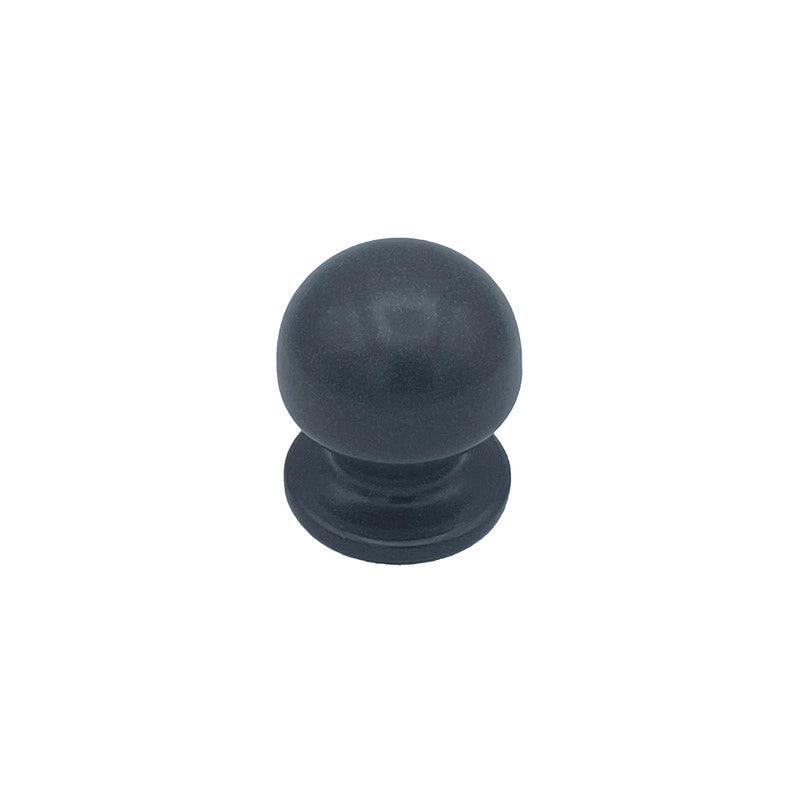 Pomolo fisso per porta SAGUATTI 869/50YAB in alluminio grigio opaco