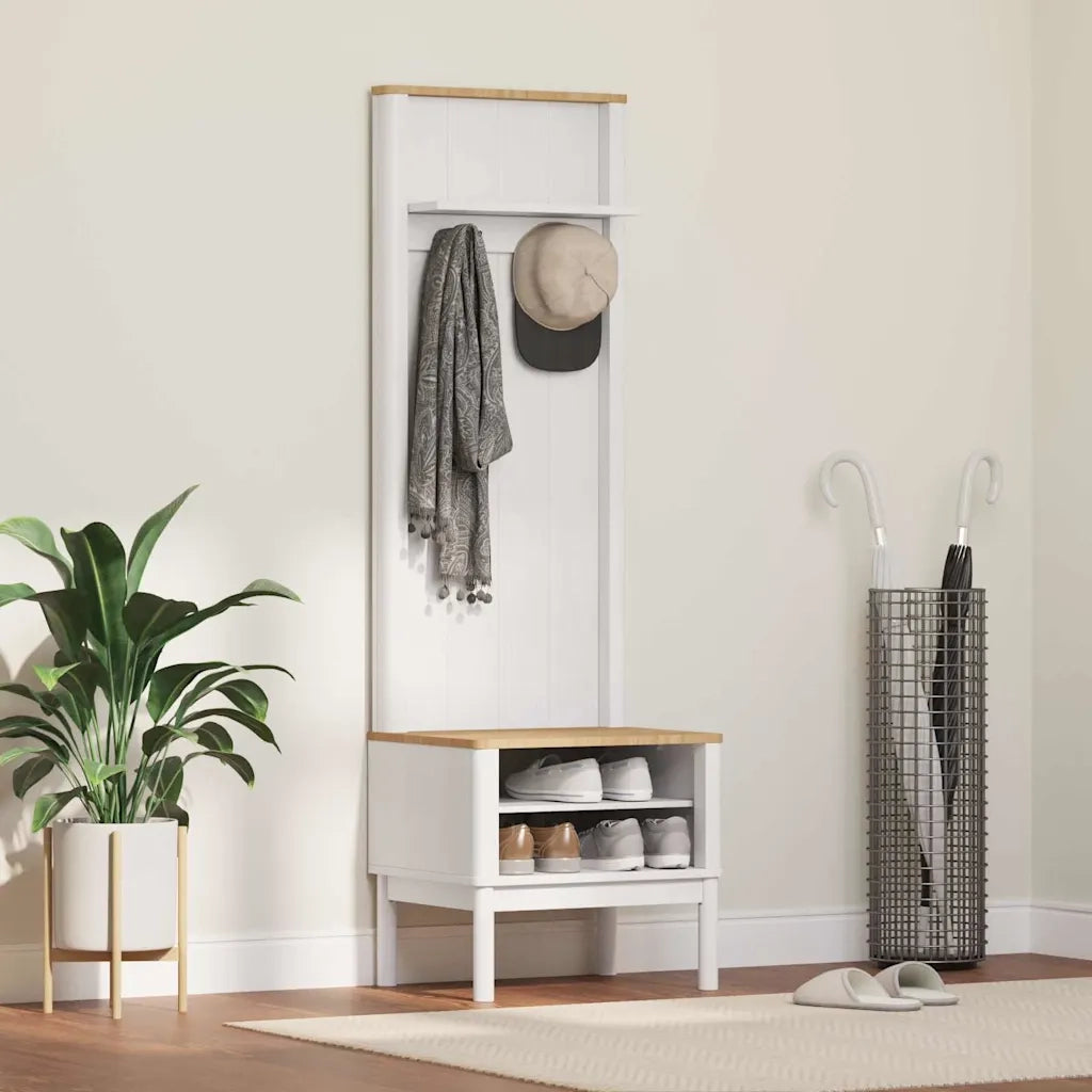 Armadio per corridoio FLORO Bianco 50 x 40 x 158 cm