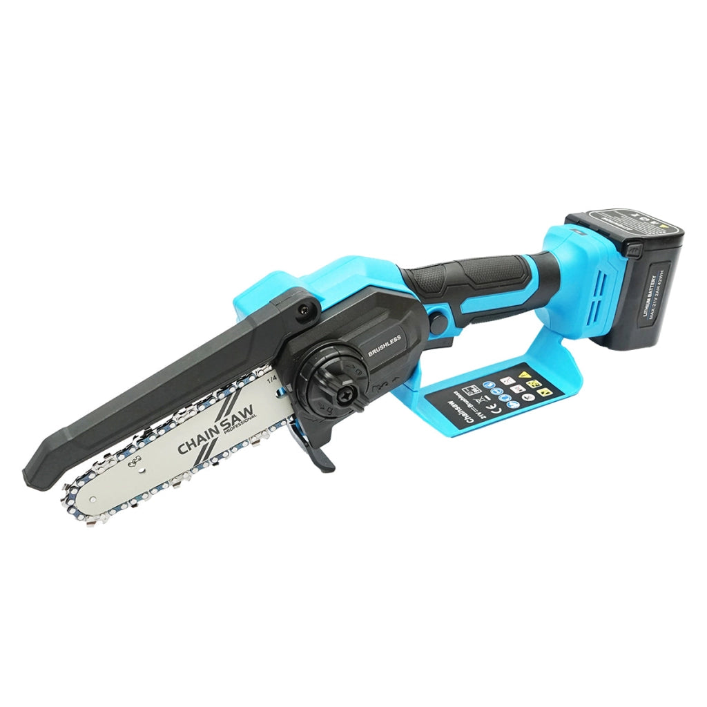 Minisega elettrica 500W con batteria agli ioni di litio da 21V, diametro di taglio 180mm