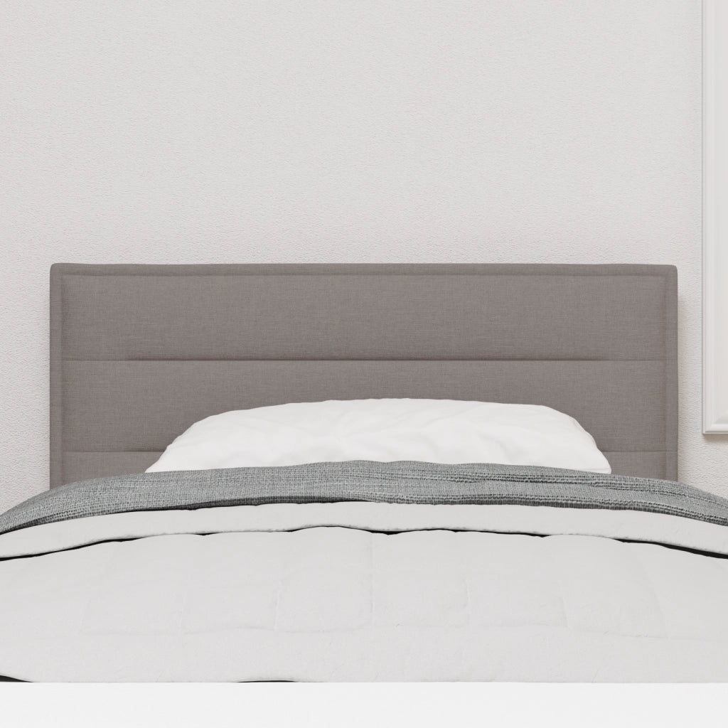 Testata LED Design Linee Tortora 100 cm Tessuto