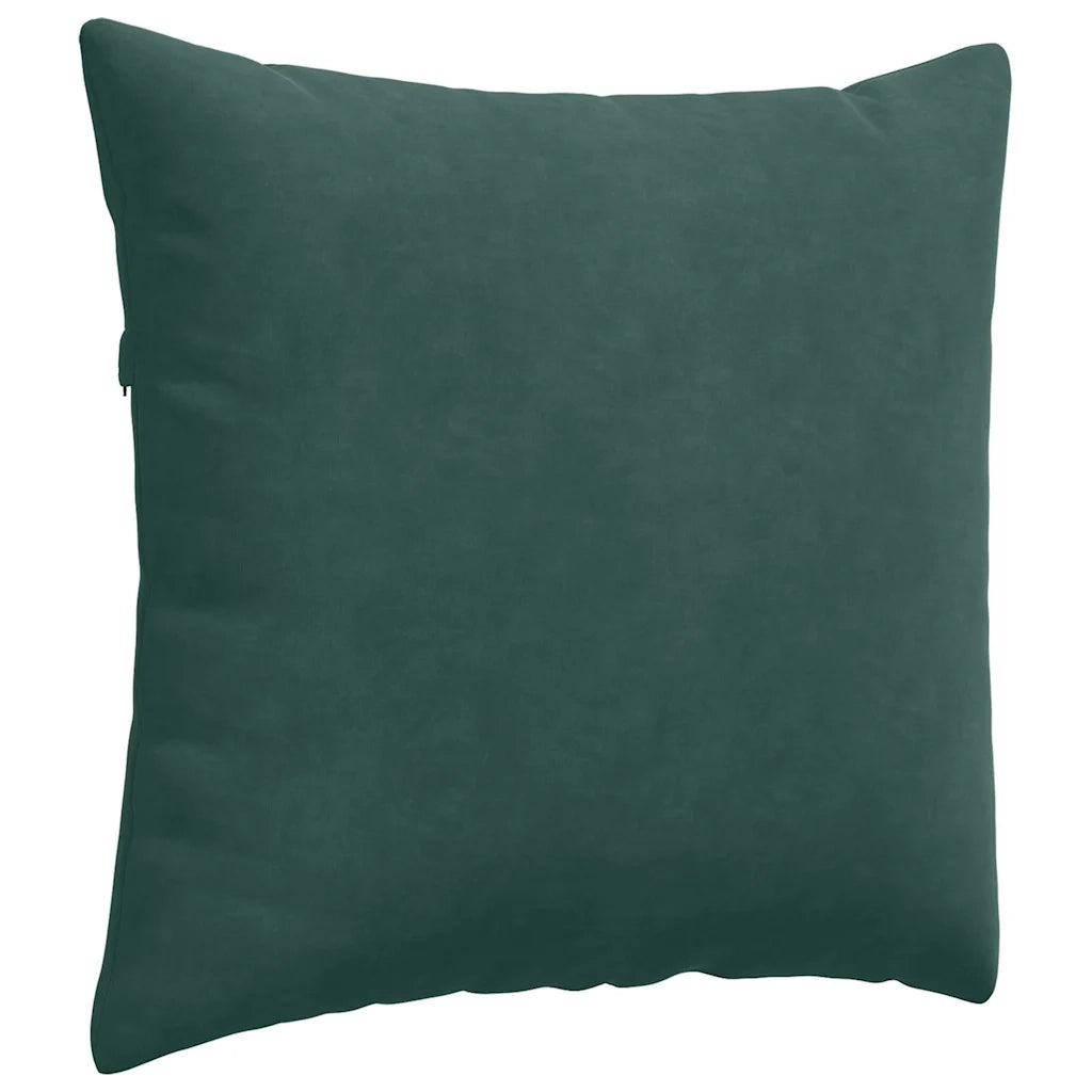 Cuscini da Divano 2 pz | Cuscini per sedie Verde Scuro 45 x 45 cm Tessuto in Cords