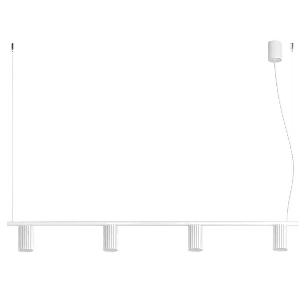 Lampadario KARBON 4 bianco