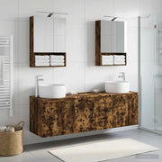 Set di Armadi da Bagno 5 pcs Rovere Fumo Legno ingegnerizzato 3406523