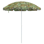 Ombrellone da spiaggia leggero rotondo 263 x 263 x 272 cm moderno e funzionale realizzato in poliestere mimetico 02_0056704