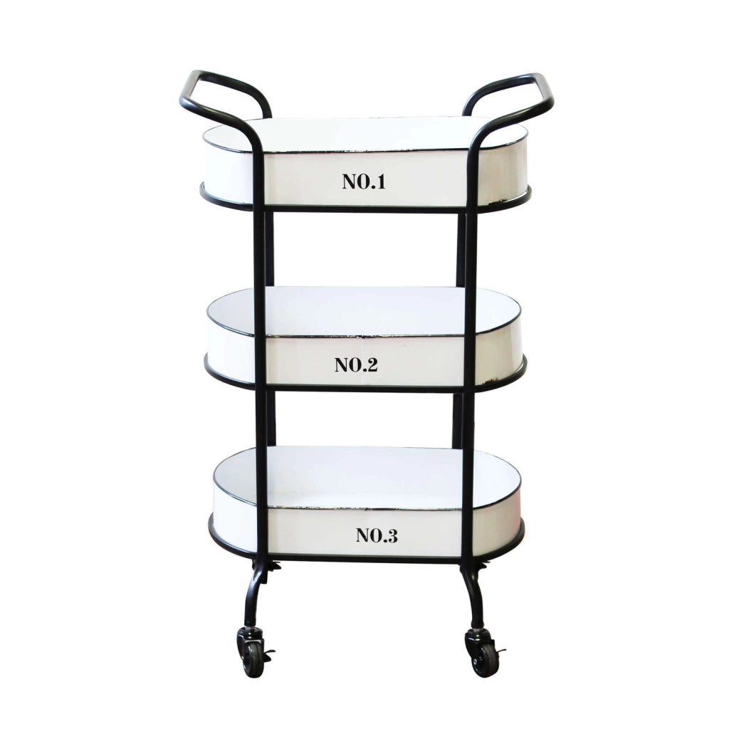 Carrello Portavivande Industrial in Acciaio cm 46x28x82 - MIME