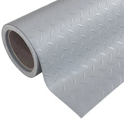 Rotolo Passatoia Copri Pavimento Gomma Pvc Ruvida Antiscivolo Tappeto Lamiera Isolante Grigia 100x2000 cm