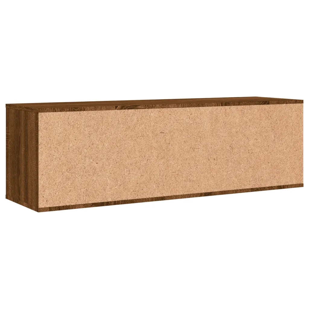 Mobile Porta TV Rovere Marrone 120x34x37 cm Legno Multistrato 833550