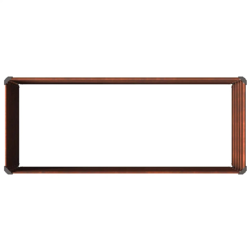 Letto rialzato da giardino Ruggine 100 x 40 x 55 cm cartone 8006237