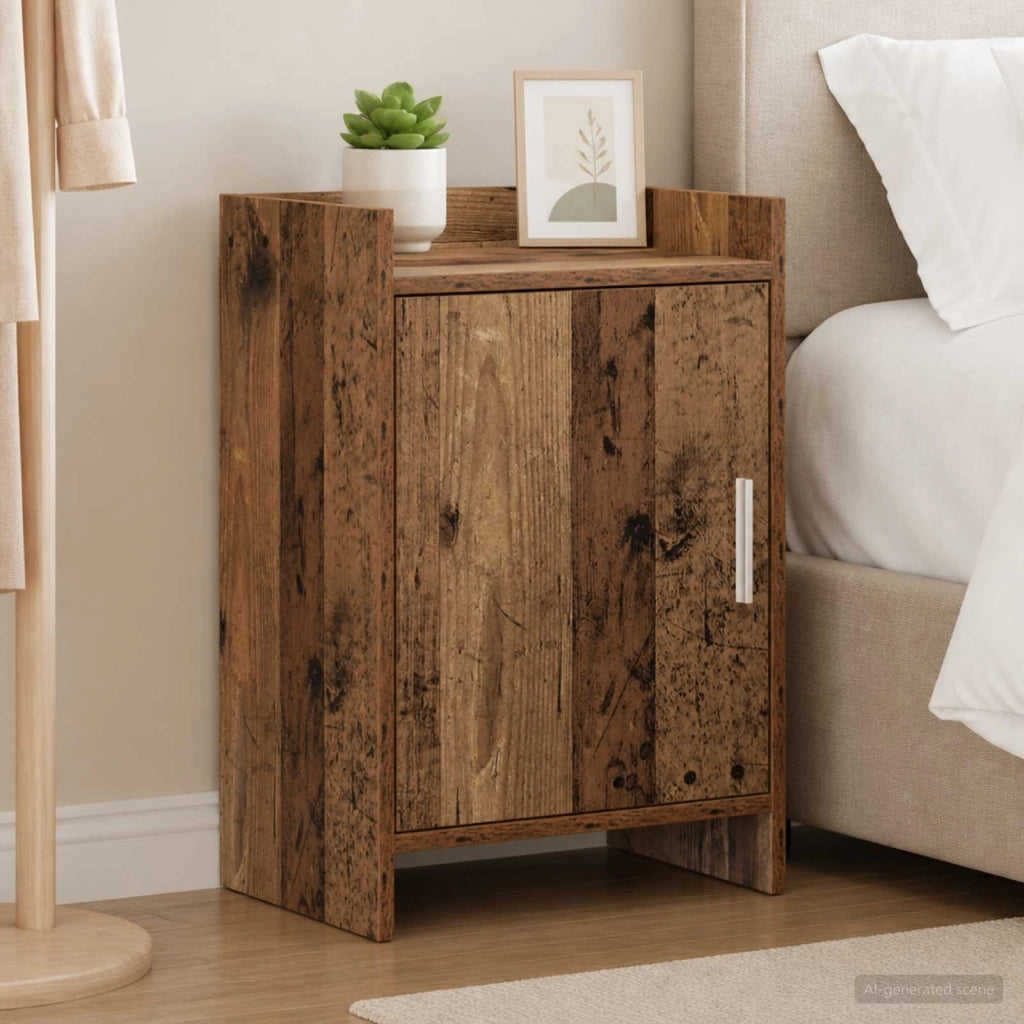 Comodini 2 pz Legno antico 40 x 30 x 60 cm Legno ingegnerizzato 8011024