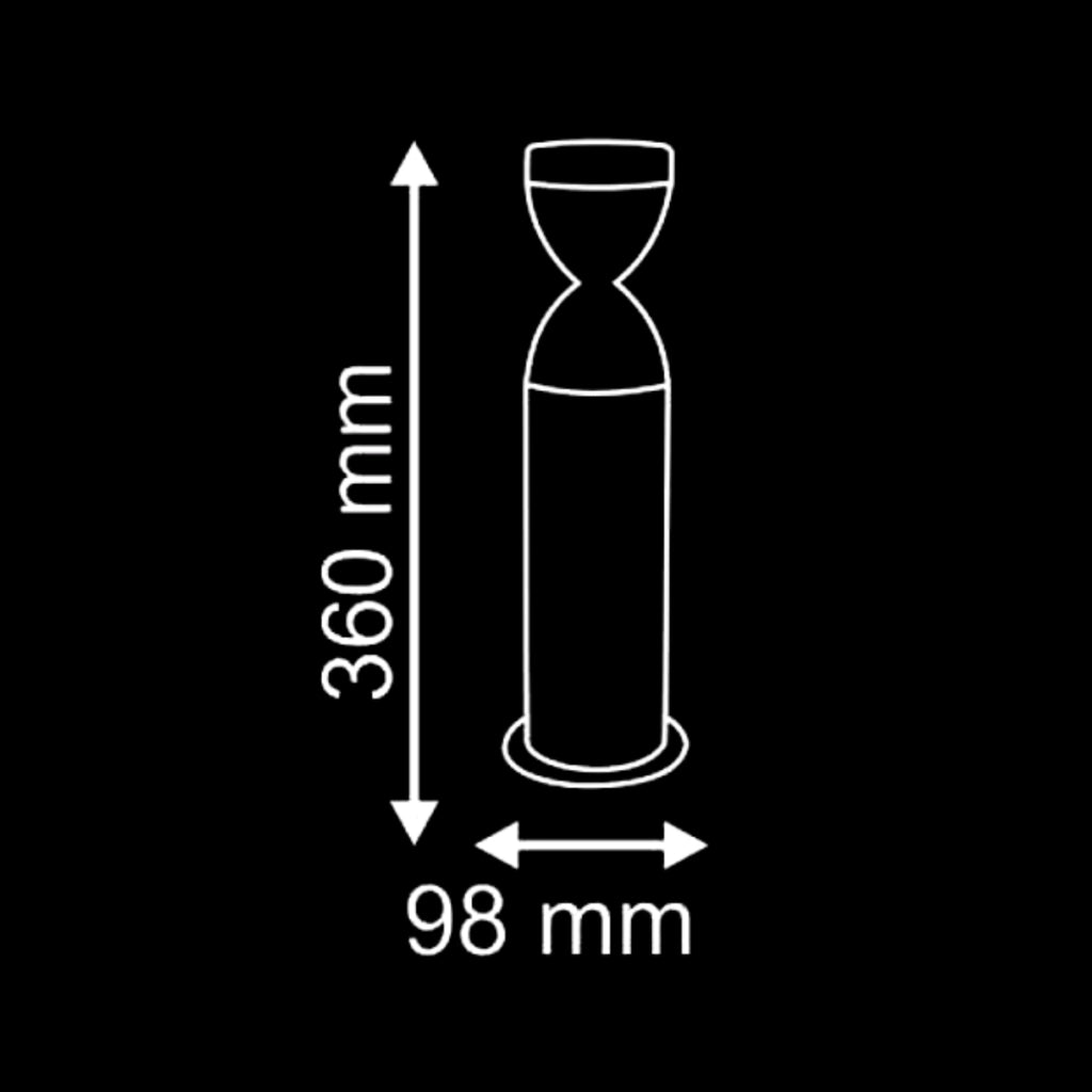 Lampada esterna LED 36cm satinata 6500K ADRIA Polux