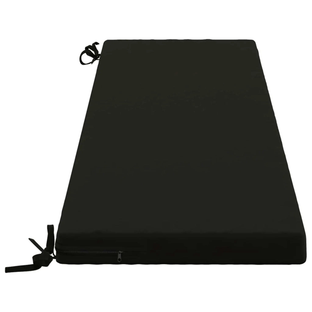 Cuscini per Panchina a 2 Pezzi SOEST 2 pz 100% Poliestere Nero 949053