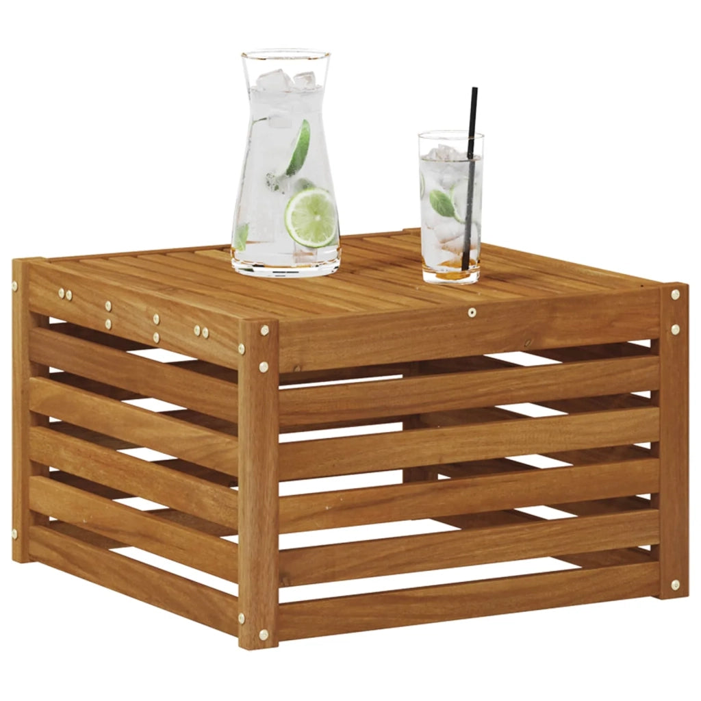 Tavolo da Esterno Legno di Acacia Massello Naturale CFW7323056