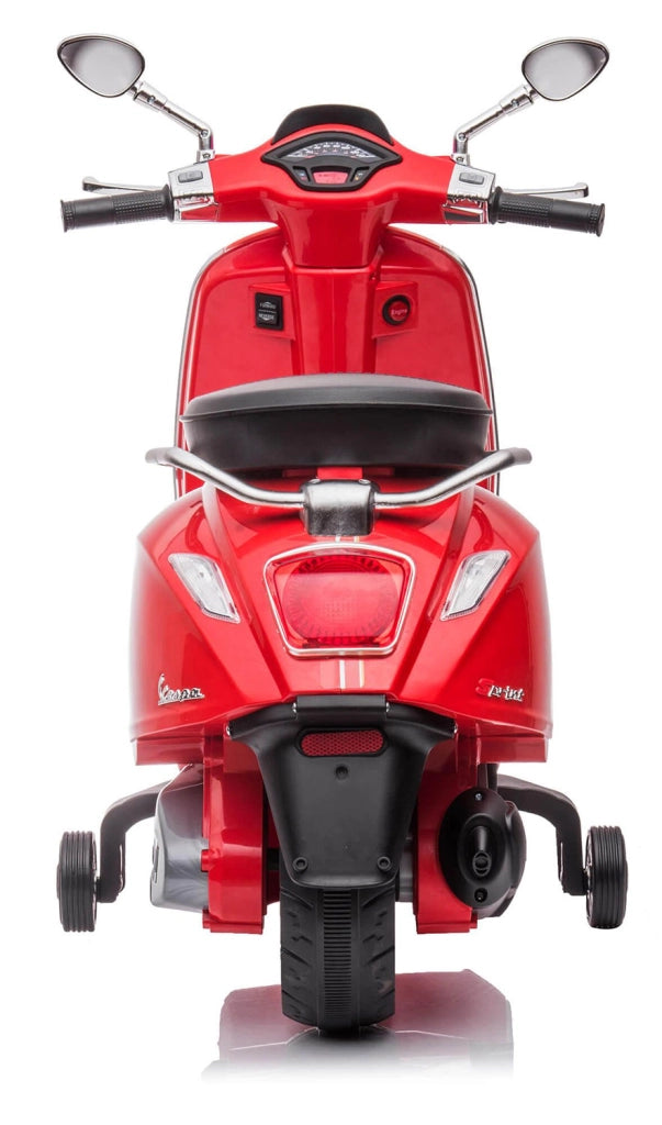 Scooter Elettrico per Bambini Licenza Ufficiale Piaggio Vespa 12V 4,5Ah Rosso