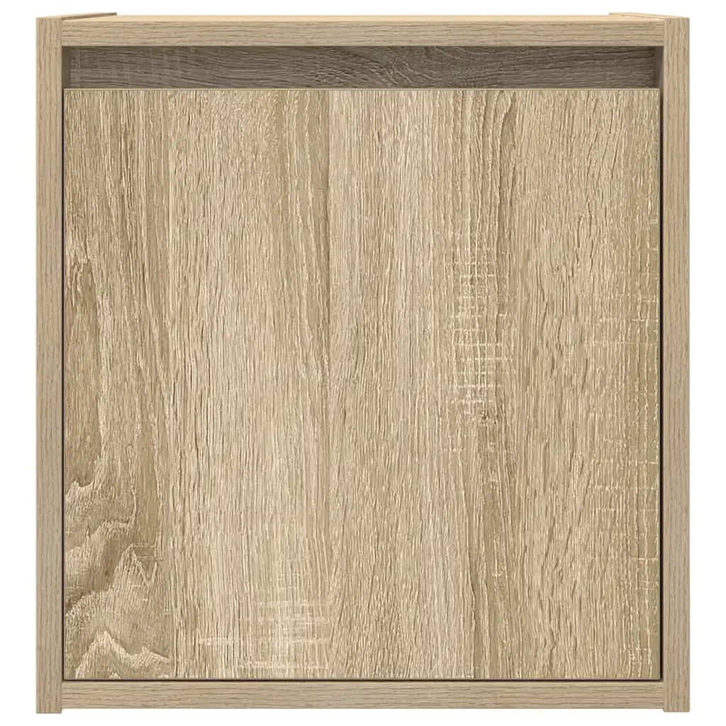 Comodino a Muro Rovere Sonoma 38x34x40 cm 861233