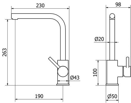 Rubinetto Cucina Miscelatore Monocomando Apell AP7730CR Cromato