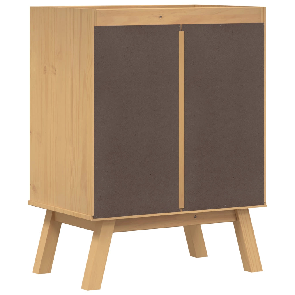 Mobiletto da Cucina 114x43x73,5 cm in Legno Massello di Pino