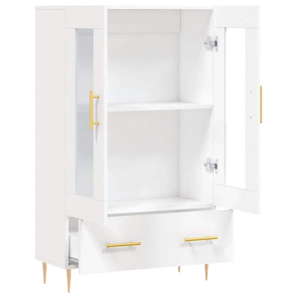 Buffet credenza cassettiera mobiletto mobile contenitore organizer cucina soggiorno salotto alto 69,5 x 31 x 115 cm legno ingegnerizzato bianco 02_0032498
