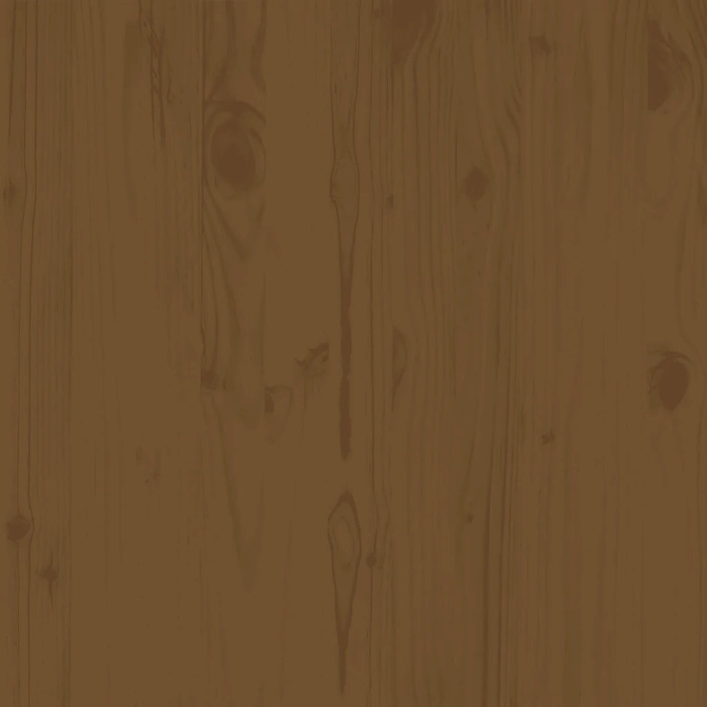 Poggiapiedi da Giardino 70x70x30 cm ambra in Legno di Pino 805673