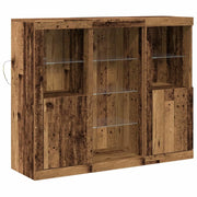 Credenza | Madia LED Legno vecchio 123 x 37 x 100 cm Legno multistrato