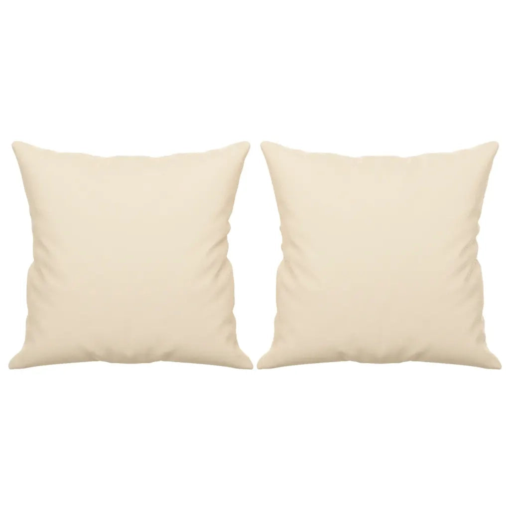 Divano a 3 Posti con Cuscini Beige 180 cm Tessuto Microfibra 3200982