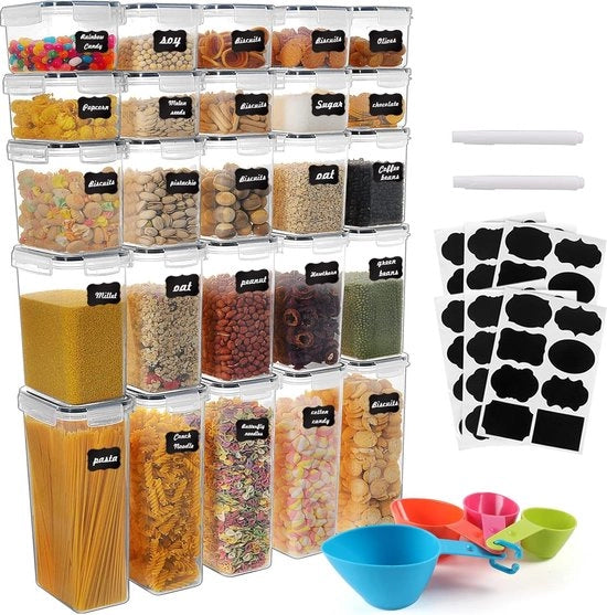Contenitori di stoccaggio alimentare / Potti a chiusura ermetica