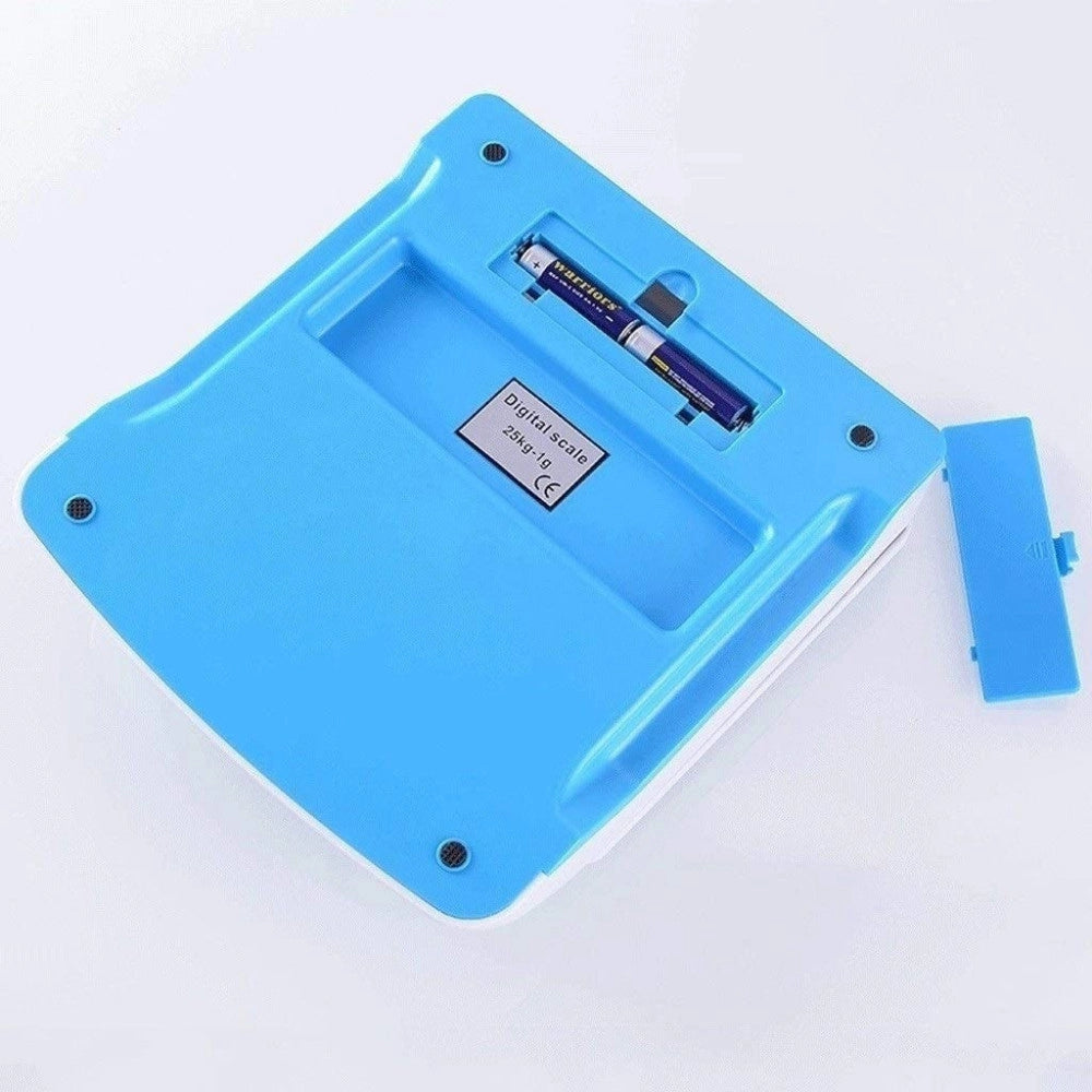 Trade Shop - Bilancia Elettronica Digitale Professionale Min 1 Gr Max 25kg Cucina Laboratorio -