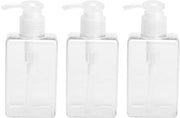 Set di tre flaconi da viaggio 150 ml - Dispensatore portatile - Riempibile - Senza BPA - Ideale per creme e sieri - Flaconi da viaggio