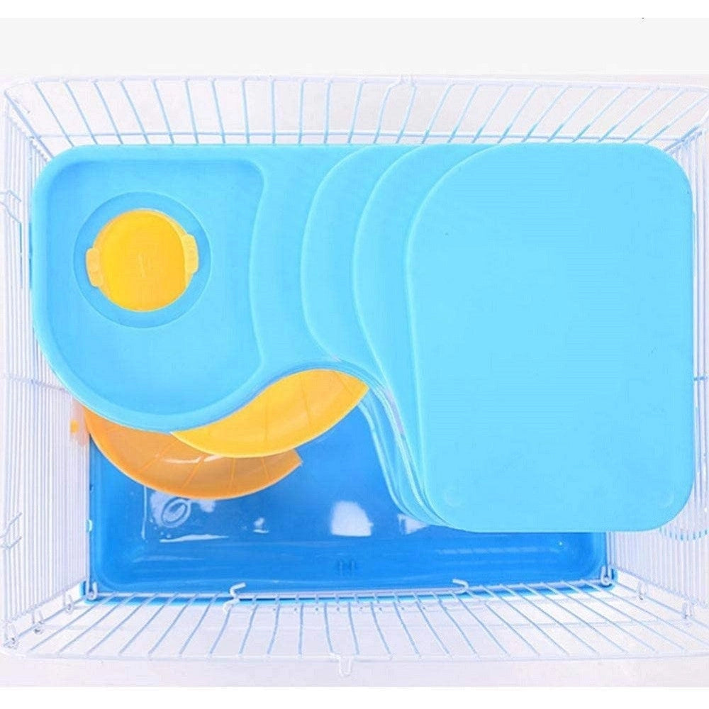 Trade Shop - Gabbia Per Criceti Criceto Portatile Casa A Più Livelli In Plastica 23x17x45 Cm -