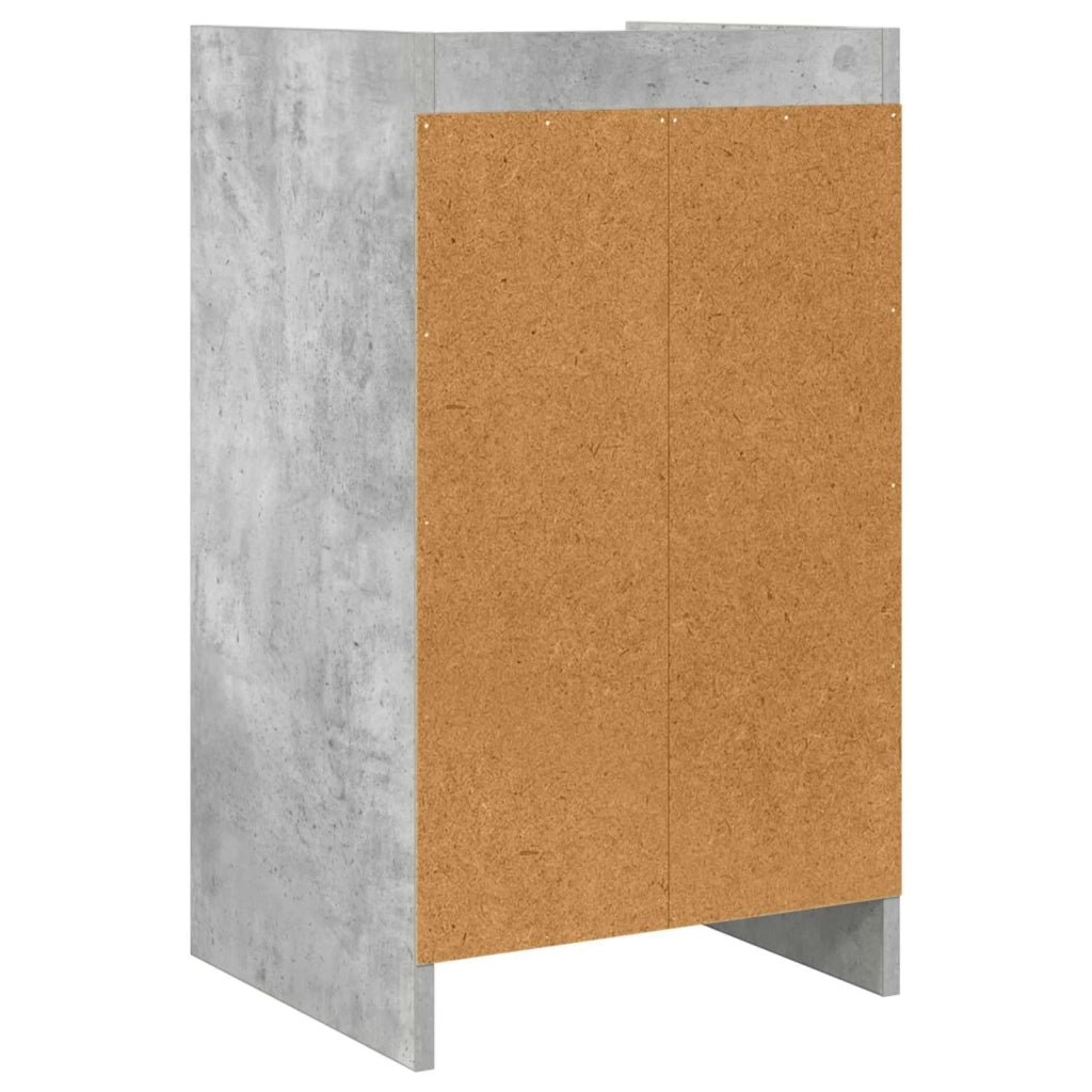 Comodini Grigio Cemento 40 x 36 x 70 cm Legno ingegnerizzato 8011030
