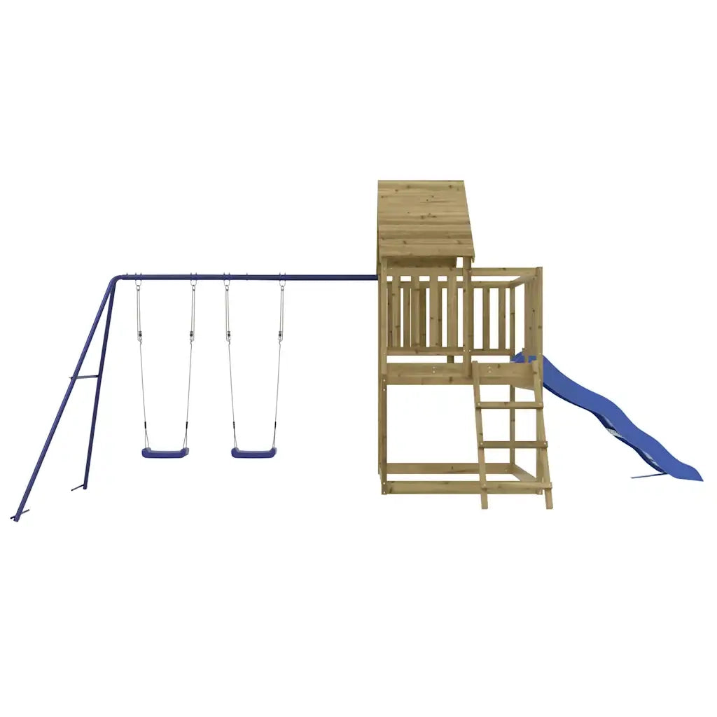 Set da Gioco da Esterno in Legno di Pino Impregnato 3155941
