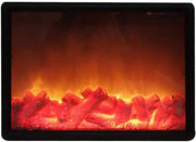 Lanterna da Tavolo con Effetto Fiamma Decorativo - Disegno Realistico - LED - Utilizzabile Interno e Esterno - Con Collegamento USB e Batteria