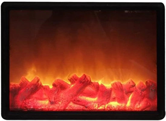 Lanterna da Tavolo con Effetto Fiamma Decorativo - Disegno Realistico - LED - Utilizzabile Interno e Esterno - Con Collegamento USB e Batteria
