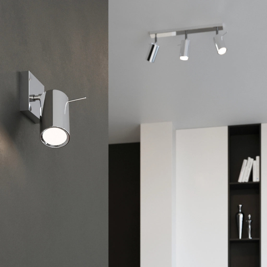 Faretto soffitto Torque 2 luci cromato GU10 Pure Lume