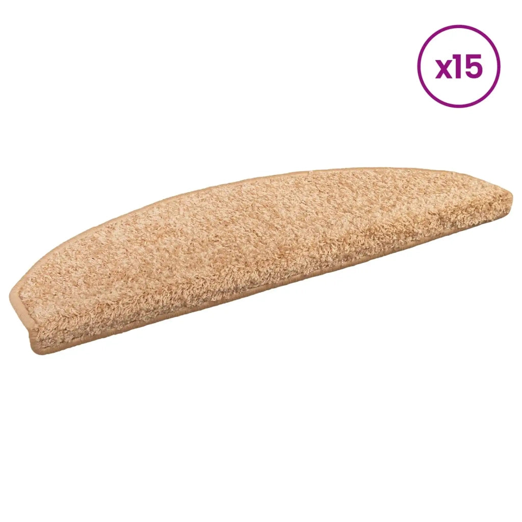 Tappetini per scale autoadesivi 15 pz | Gradini per Scale Oro 80 x 24,5 x 3,5 cm