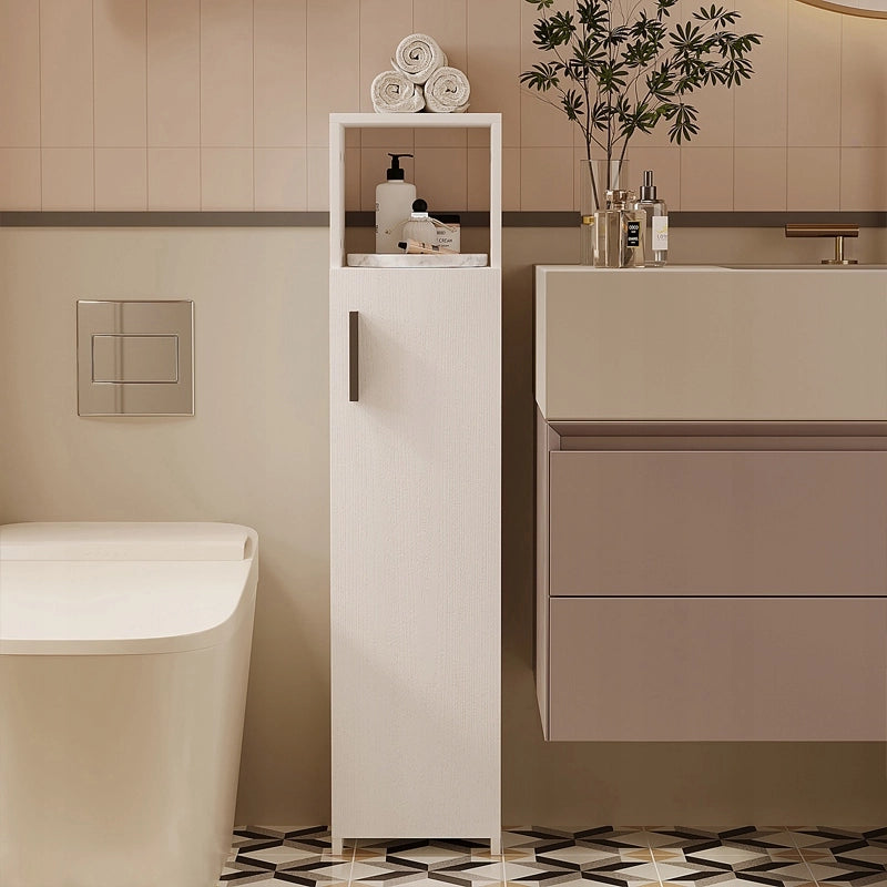 MOBILE DA BAGNO A COLONNA LOFT  STRETTO BIANCO – MODERNO 101 CM