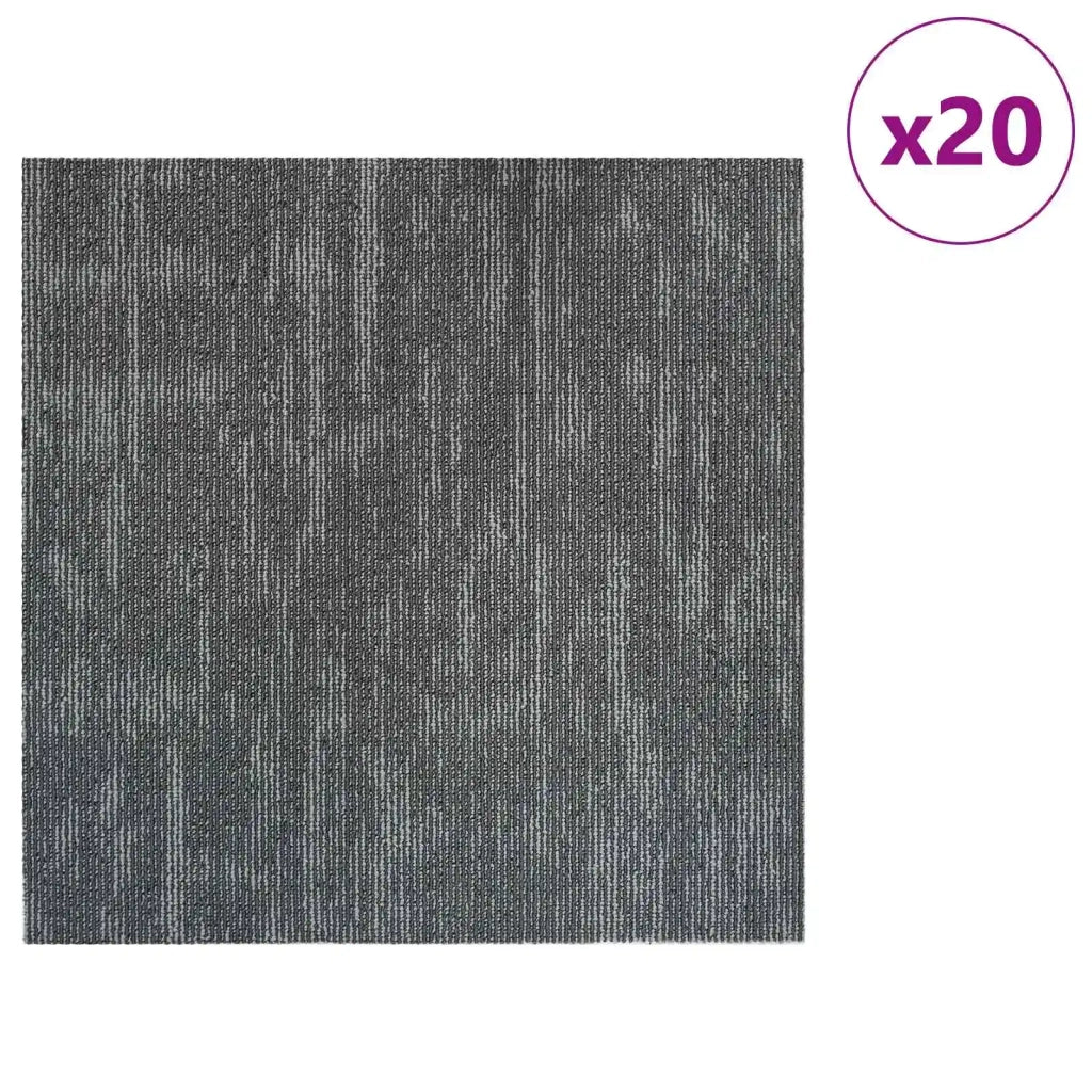 Piastrella per Tappeto Grigio Cemento 50 x 50 cm 20 pz CFW8283168